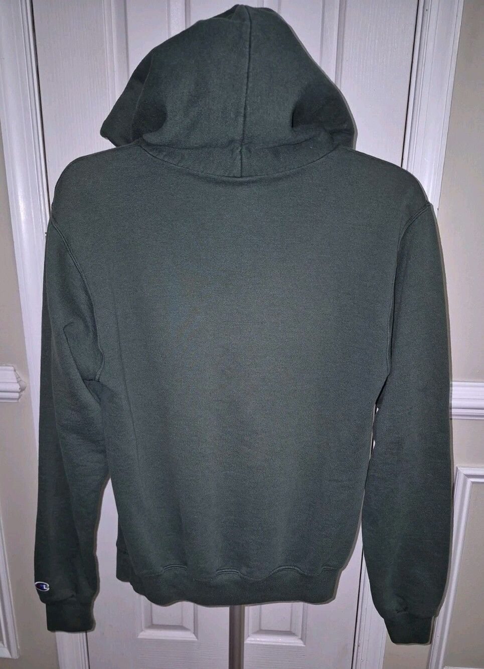 Champion William & Mary Tribe Green/Gold Pullover Hoodie Sweatshirt Size S - Picture 4 of 5